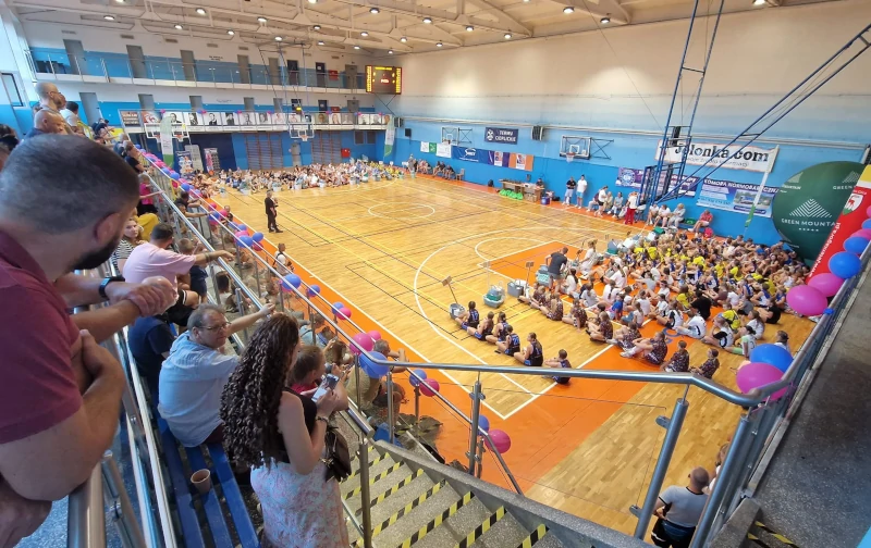 Rozpoczęcie VI MIĘDZYNARODOWEGO TURNIEJU KOSZYKÓWKI SPARTANMANIA