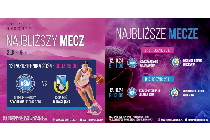 Już dziś zapraszamy na kolejną dawkę emocji!