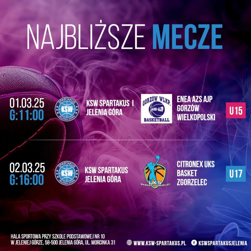 Zapraszamy do kibicowania naszej młodzieży