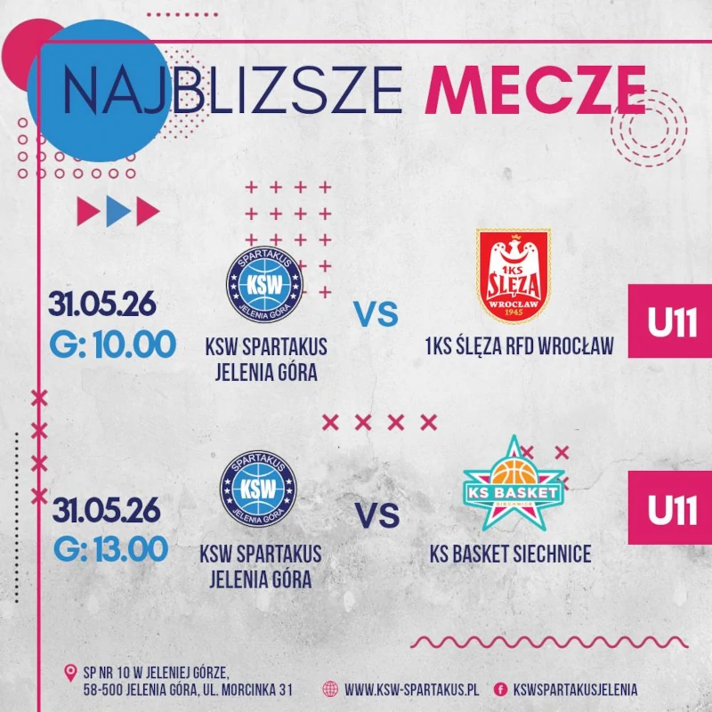 Zapraszamy na ostatni mini turniej w sezonie dla ligi U11